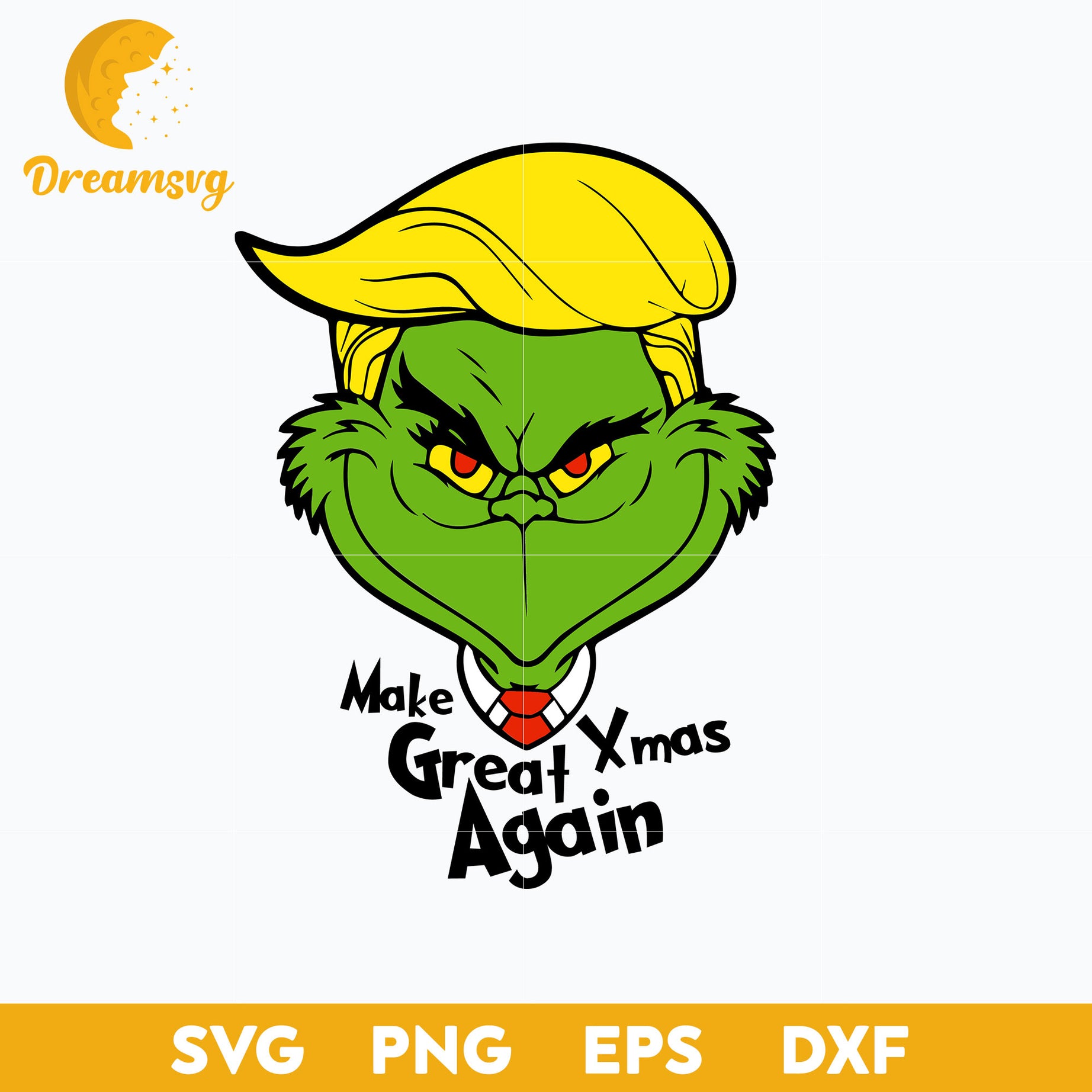 Make Great Xmas Again SVG, Christmas SVG, PNG DXF EPS Digital File.