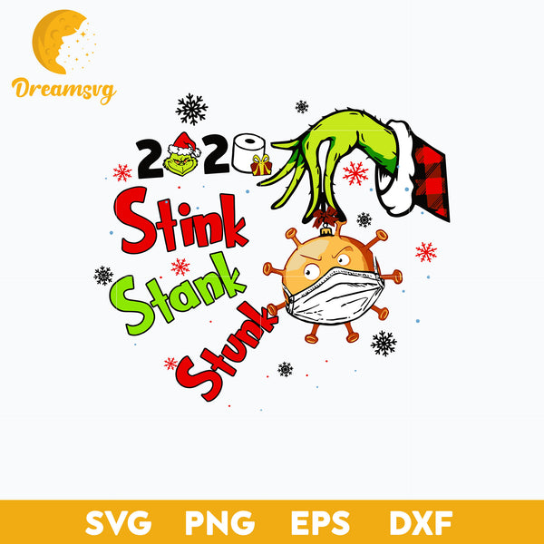 2020 Stink Stank Stunk 2020 Quarantine Christmas SVG PNG DXF EPS File
