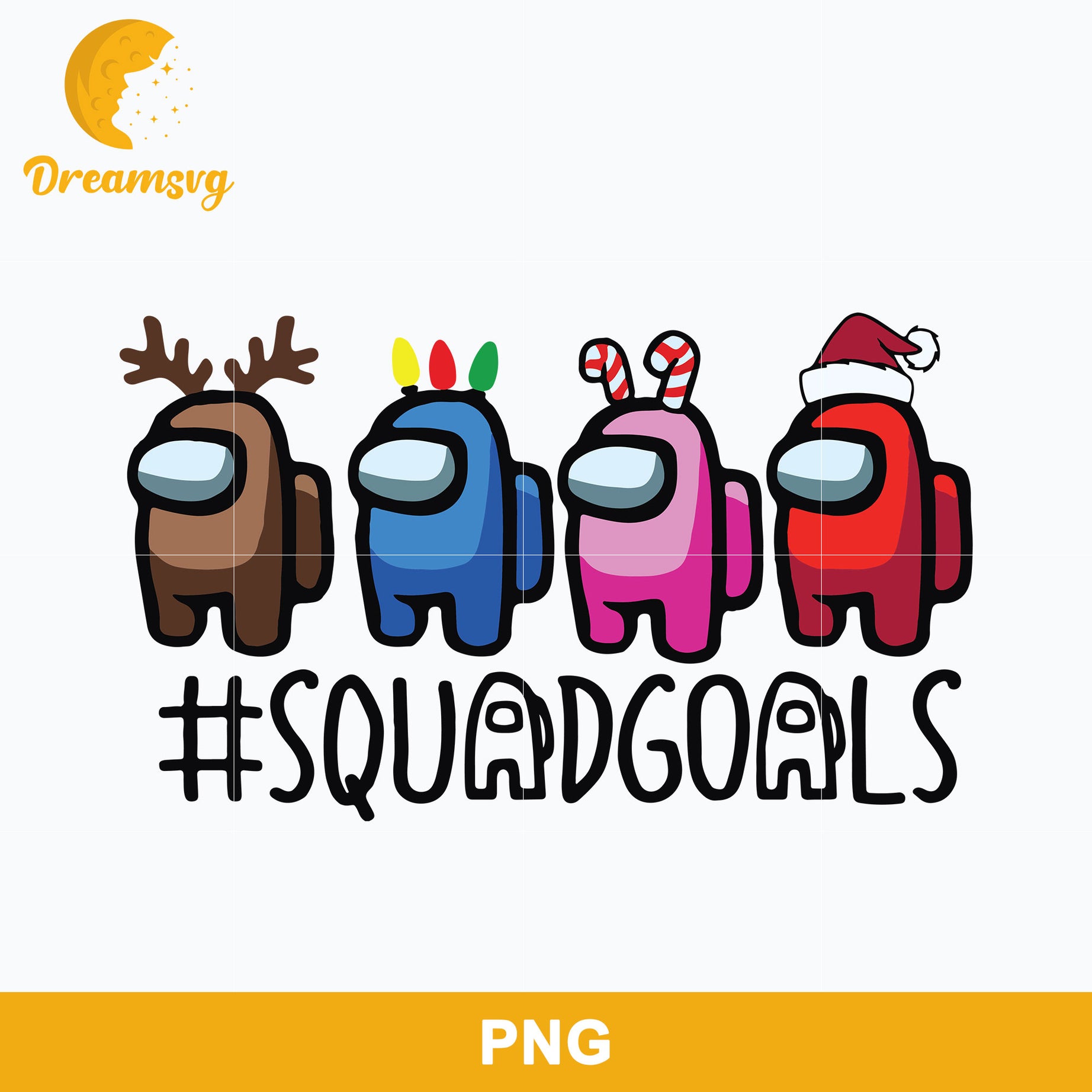 Among Us Squad Goals PNG