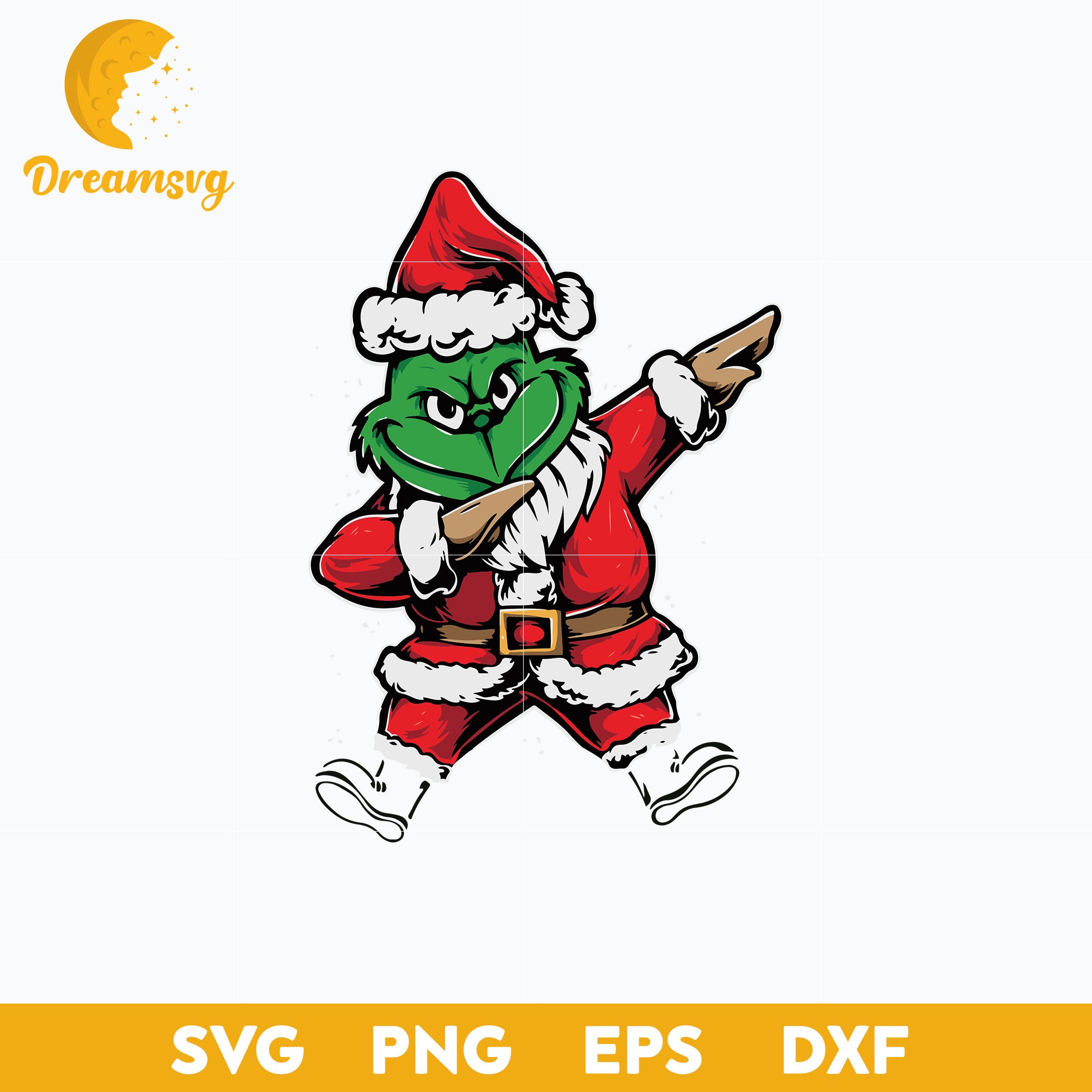 The Grinch Santa Claus Christmas SVG, Christmas SVG PNG DXF EPS File.