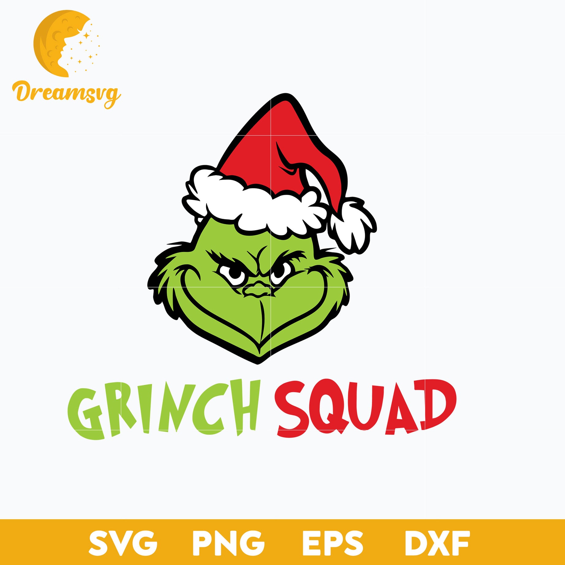 Grinch Squad SVG, Christmas SVG, PNG DXF EPS Digital File.