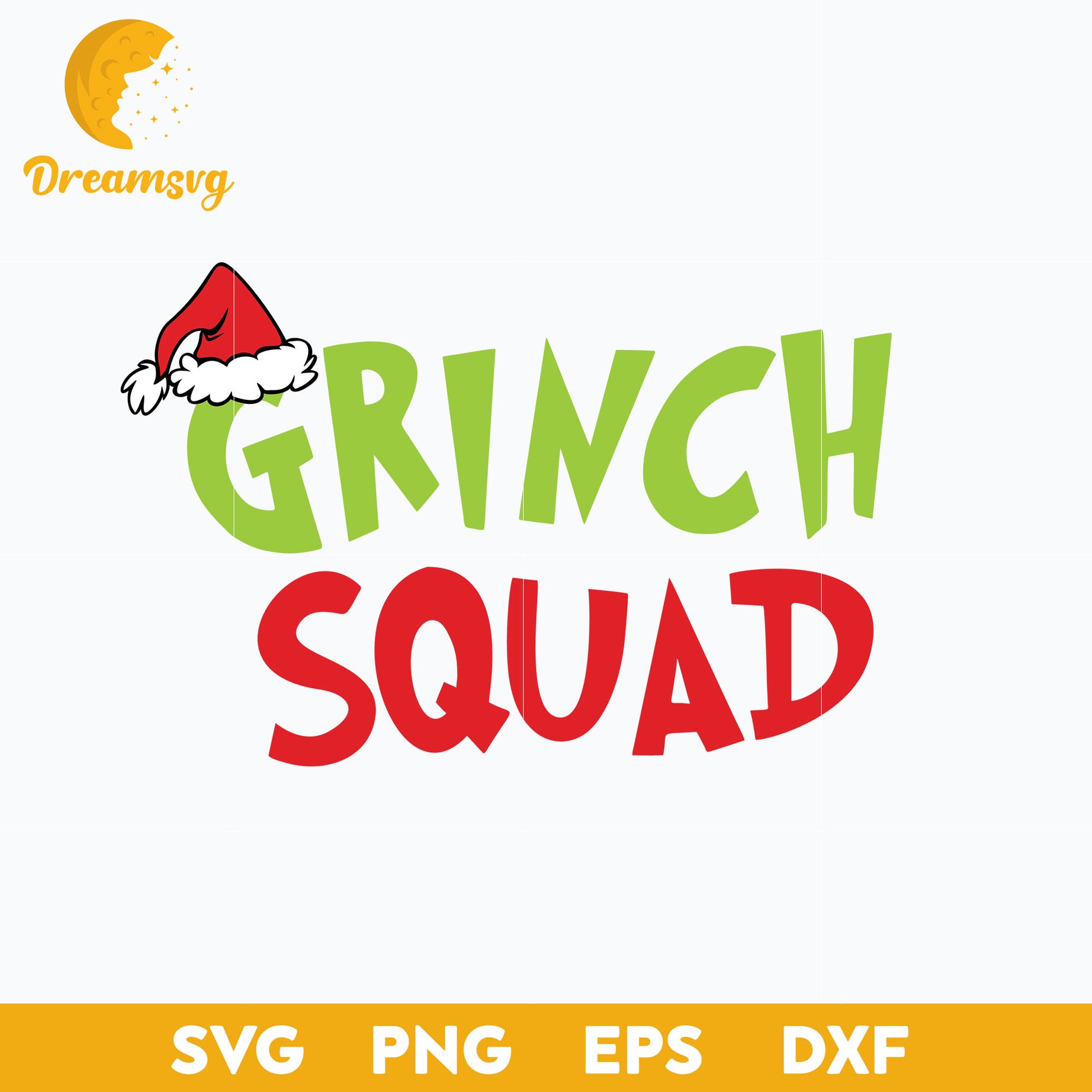 The Grinch Squad SVG, Christmas SVG, PNG DXF EPS Digital File.