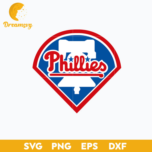 Philadelphia Phillies SVG, MLB SVG, PNG, DXF, EPS Digital File.