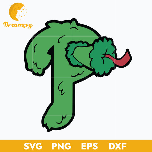 Letters P Font SVG, Philadelphia Phillies SVG, MLB SVG.