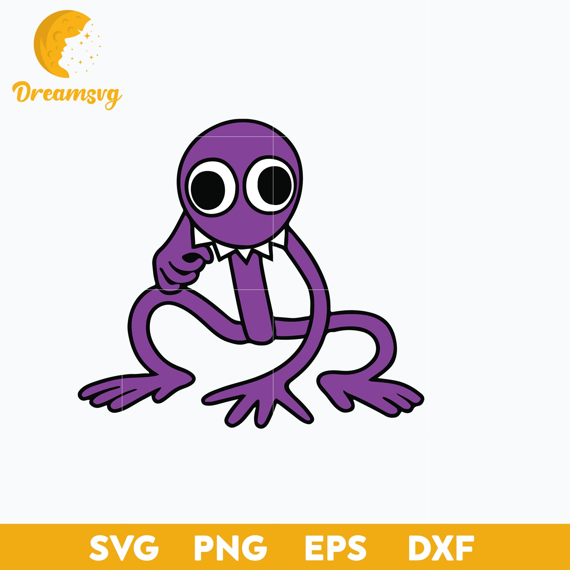Purple Rainbow Friends SVG, Funny SVG, PNG DXF EPS Digital File.