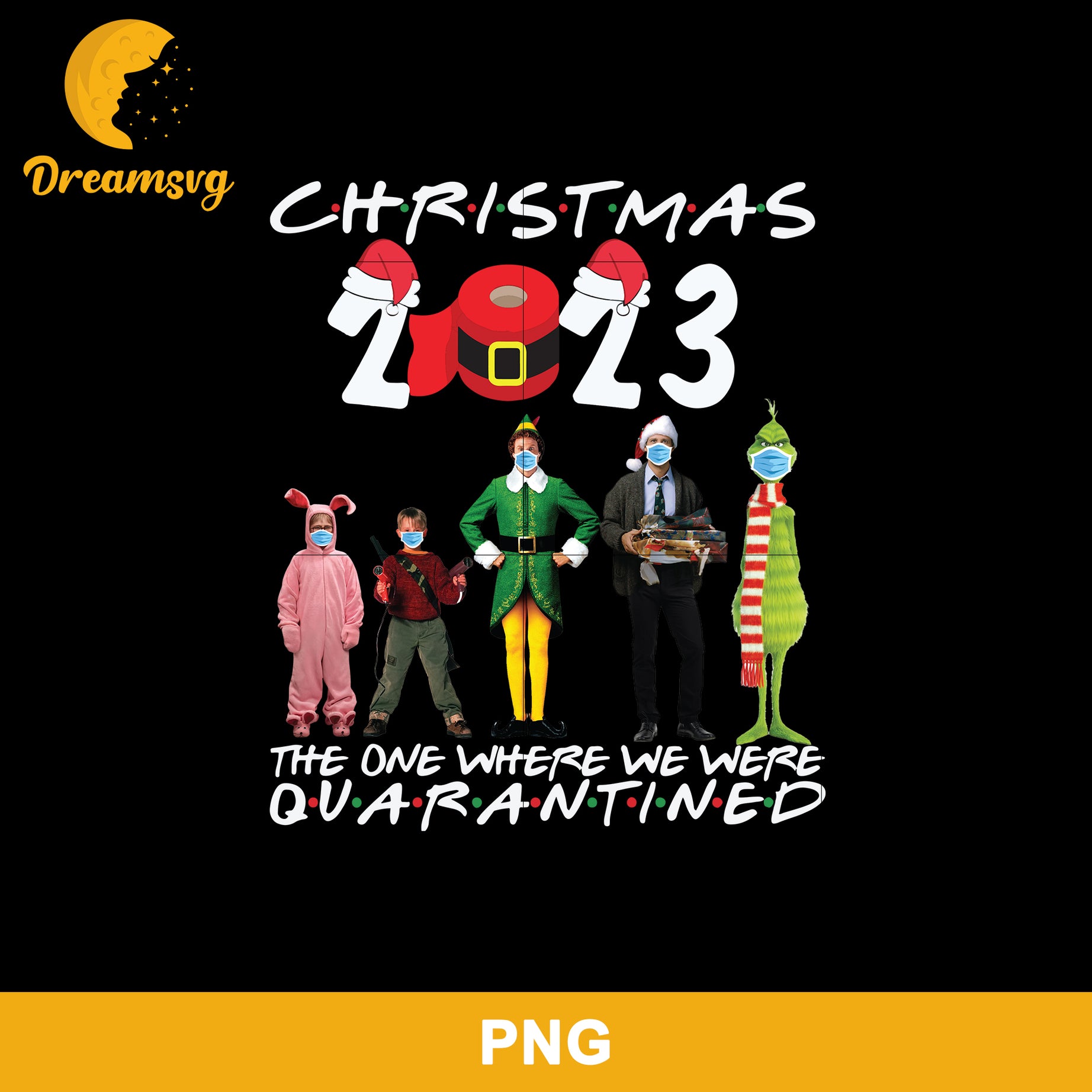 Christmas 2023 The On Where We Were Quarantined PNG, Christmas PNG.