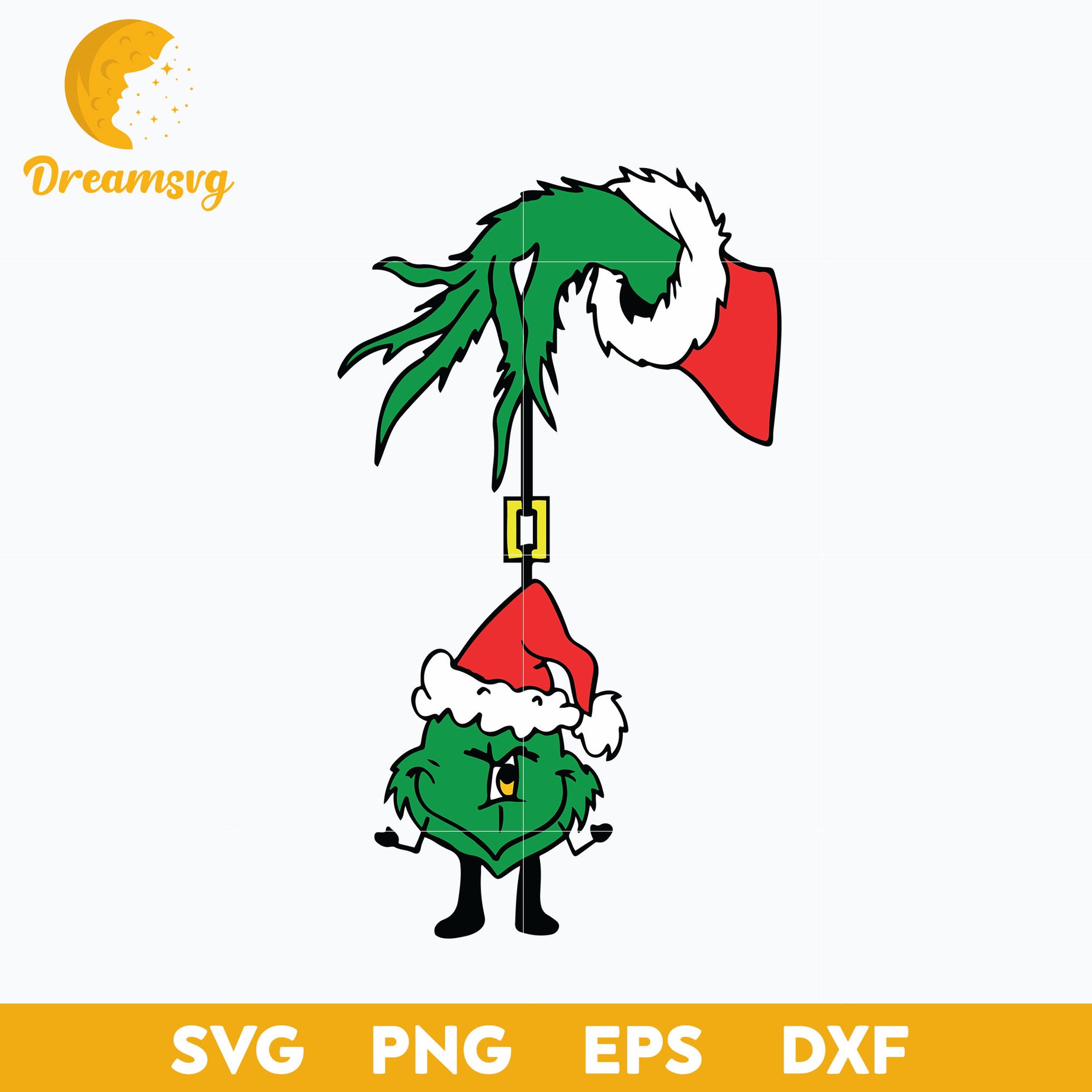 Grinch Decorations Heart Christmas SVG, Christmas SVG.