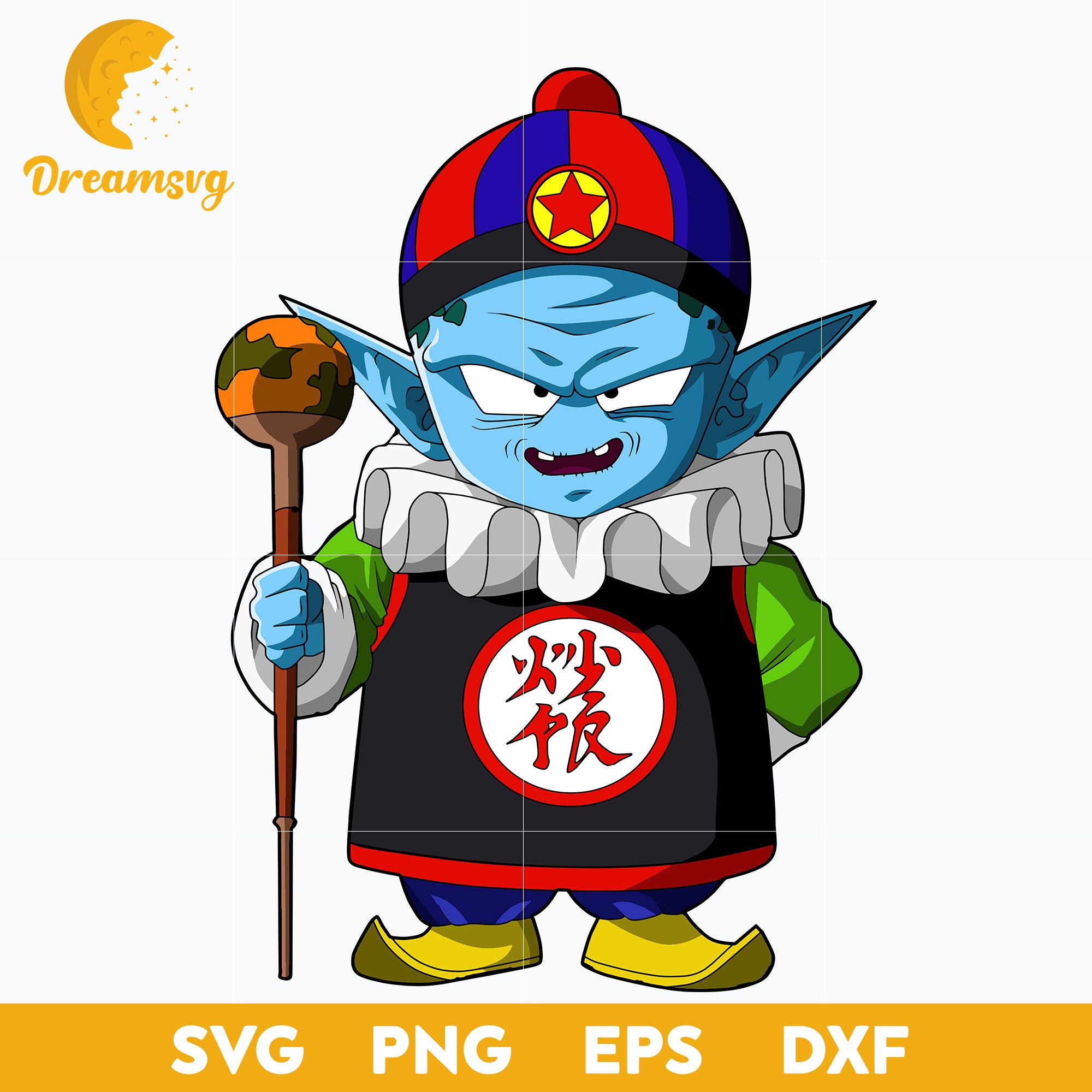 Emperor Pilaf Svg, Pilaf Dragon Ball Svg, Dragon Ball Svg, file for cricut, Anime svg, png, eps, dxf digital download