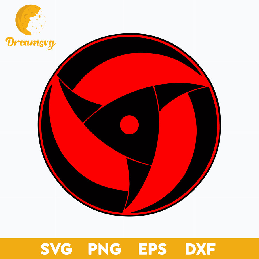Eternal Sharingan Svg, Mangekyou Sharingan Svg, Anime Naruto Svg, Naruto Svg,  file for cricut, Anime svg, png, eps, dxf digital download