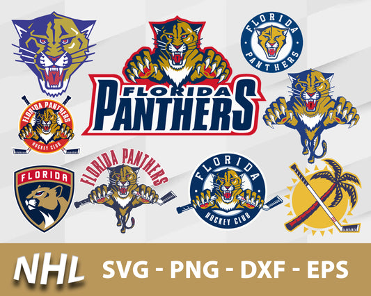 Florida Panthers Svg Bundle, Florida Panthers Svg, Sport Svg, Nhl Svg, Png, Dxf, Eps Digital File.