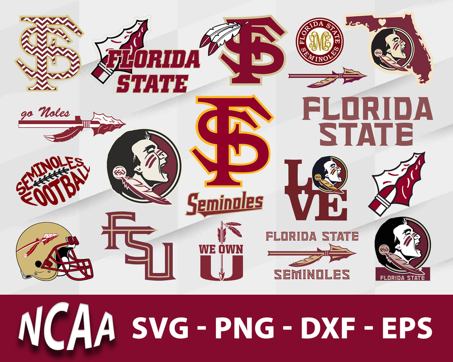 Florida State Seminoles Svg Bundle, Florida State Seminoles Svg, Sport Svg, Ncaa Svg, Png, Dxf, Eps Digital file.