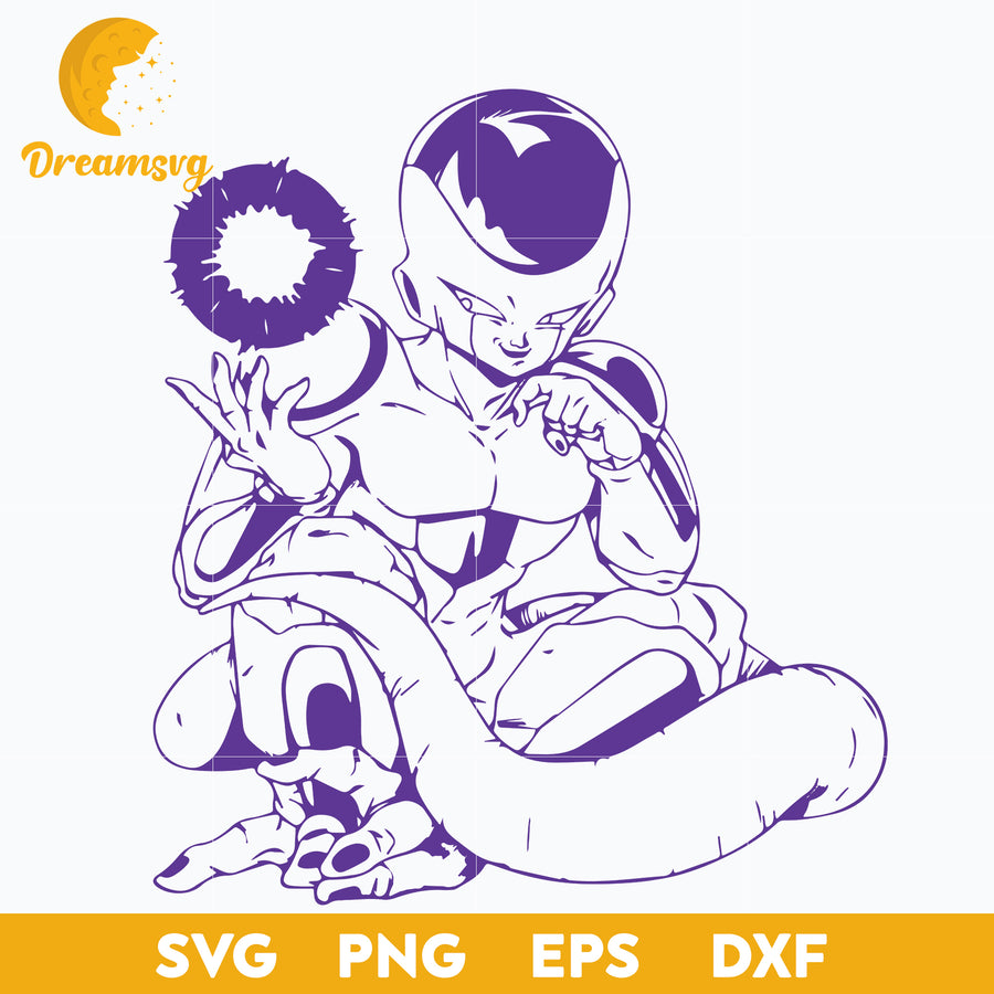 Frieza Svg, Freezer Dragon Ball Super Svg, Dragon Ball Svg, Anime Svg, Manga Svg, Kawaii Svg,  file for cricut, Anime svg, png, eps, dxf digital download