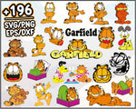 196+  Garfield Bundle Svg, Garfield Svg, Odie svg, Garfield png, Beagle Dog, Garfield Cricut, Silhouette, Cut File, Cartoon svg, png, dxf, eps digital file