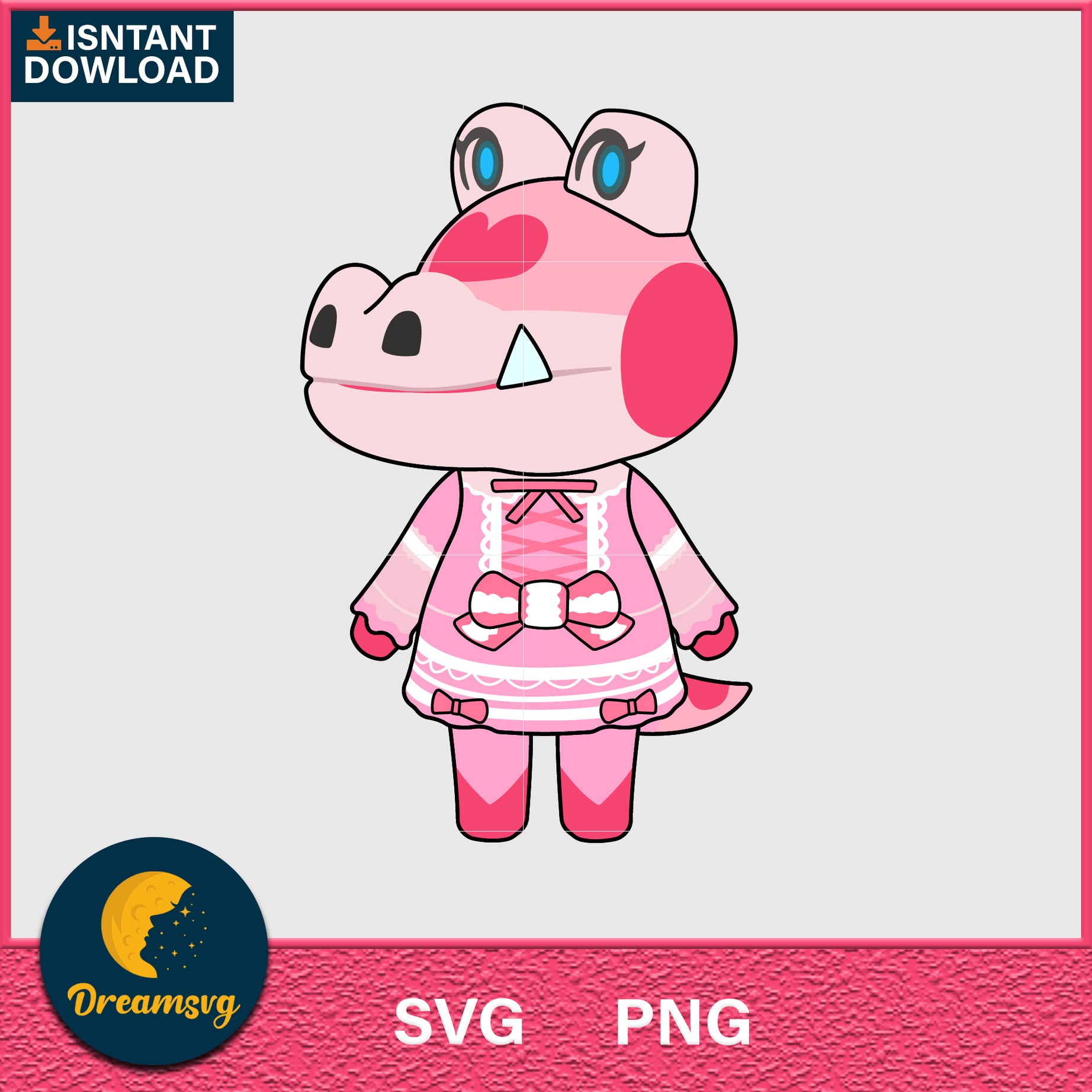 Gayle Animal Crossing Svg, Animal Crossing Svg, Animal Crossing Png, Cartoon svg, svg, png digital file