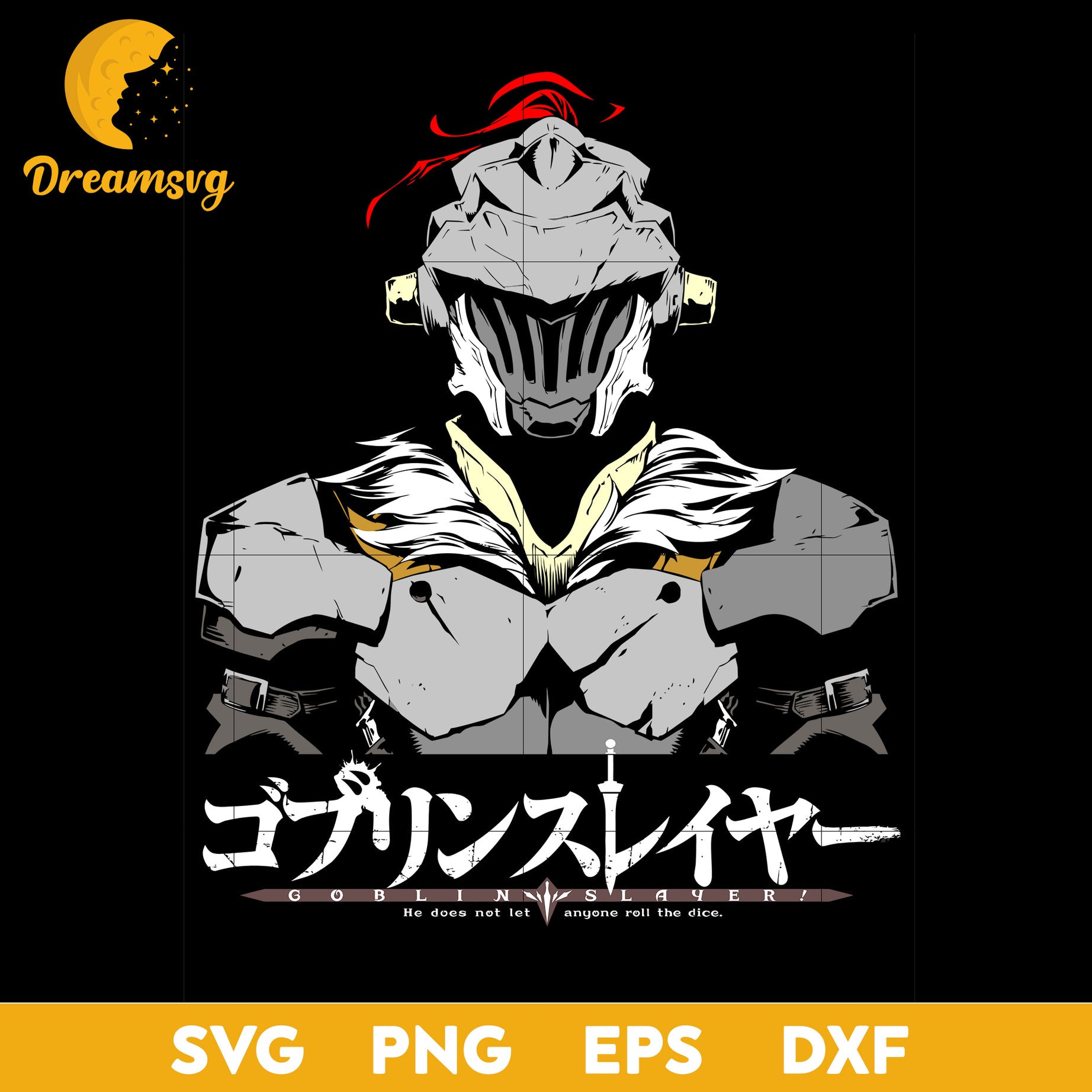Goblin Slayer Svg, Goblin Slayer Anime Svg, Anime Gift Svg, file for cricut, Anime svg, png, eps, dxf digital download
