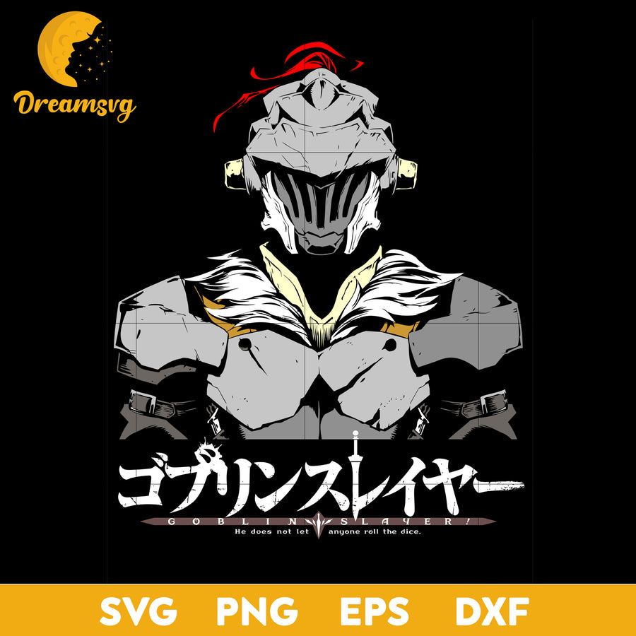 Goblin Slayer Svg, Goblin Slayer Anime Svg, Anime Gift Svg, file for cricut, Anime svg, png, eps, dxf digital download