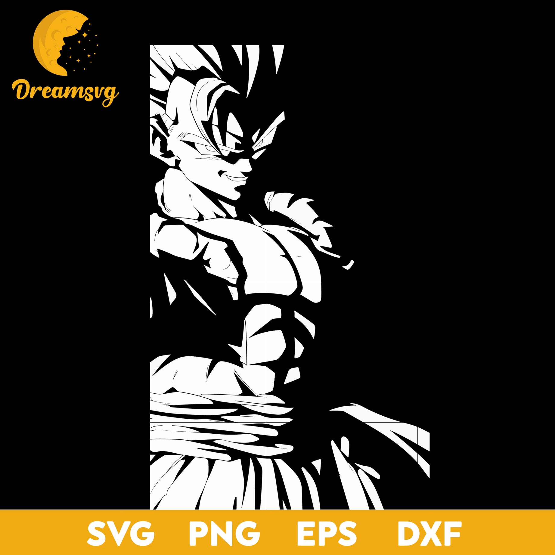 Gogeta Svg, Dragon Ball Svg, Son Goku Svg, Vegeta Svg, file for cricut, Anime svg, png, eps, dxf digital download