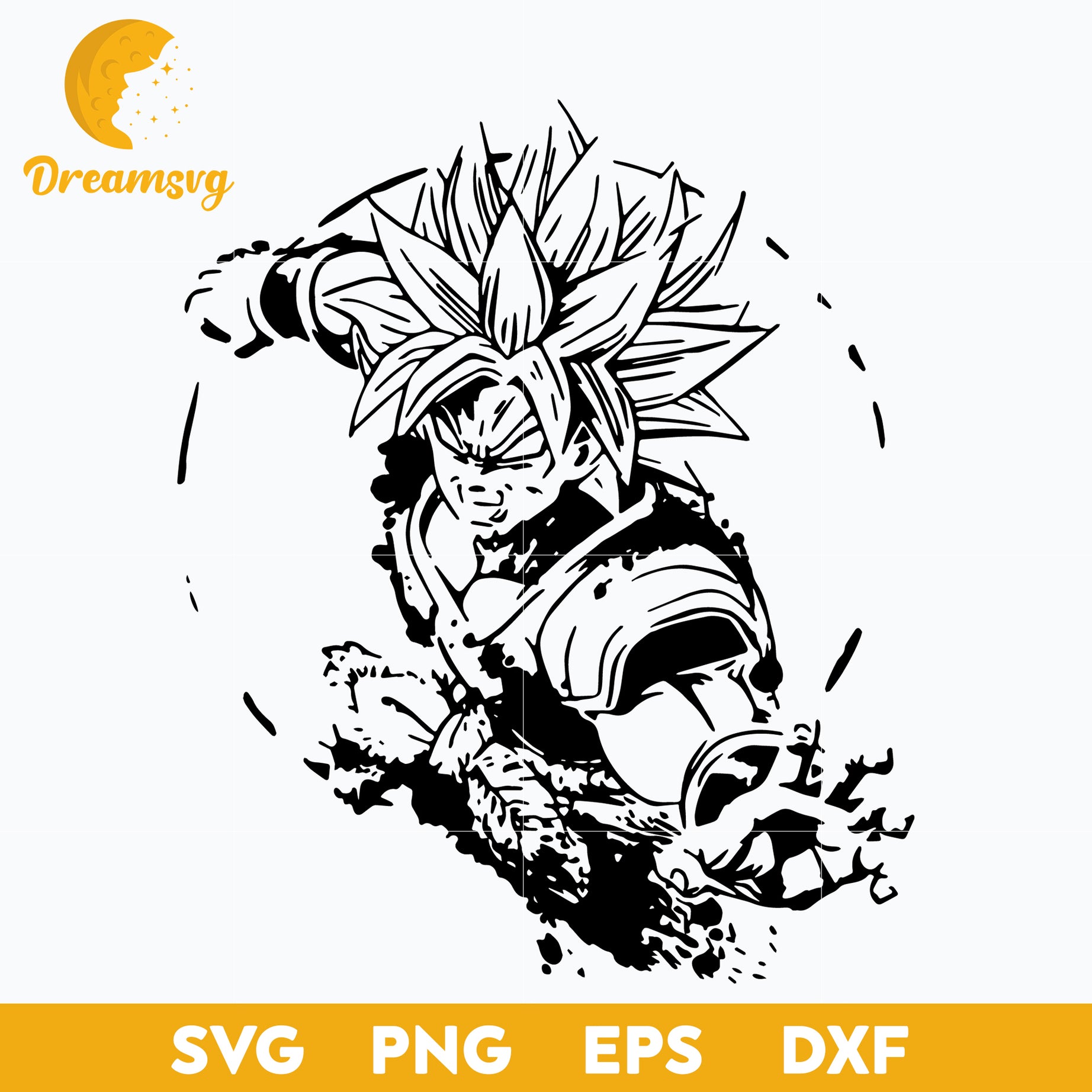 Goku Skill Svg, Son Goku Svg, Dragon Ball Svg, file for cricut, Anime svg, png, eps, dxf digital download