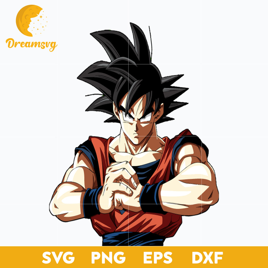 Goku Svg, Dragon Ball Svg, Goku Anime Svg, file for cricut, Anime svg, png, eps, dxf digital download