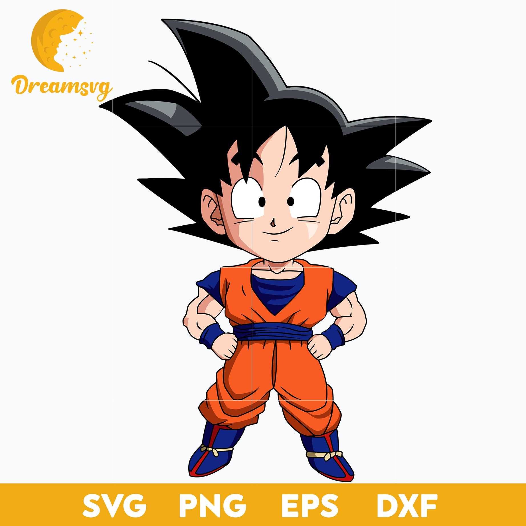 Goku Svg, Son Goku Svg, Dragon Ball Svg, Anime Manga Svg, Anime Characters Svg, file for cricut, Anime svg, png, eps, dxf digital download