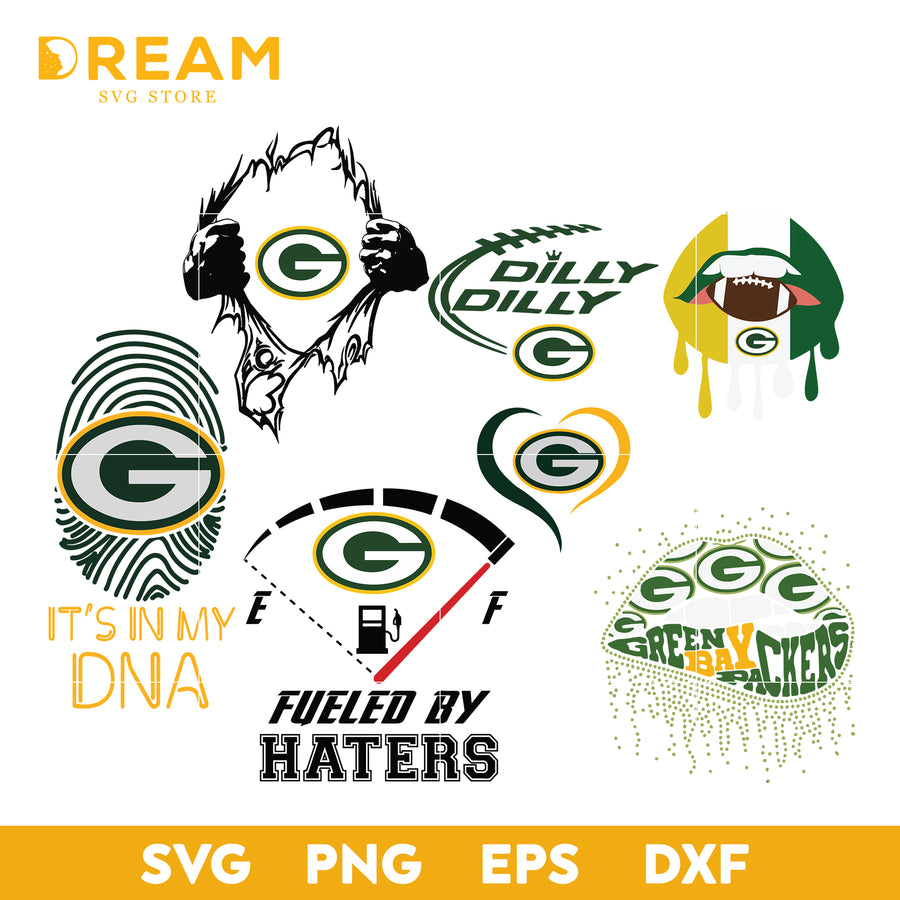 Green Bay Packers bundle svg, Green Bay Packers svg, NFL svg, png, dxf, eps digital file