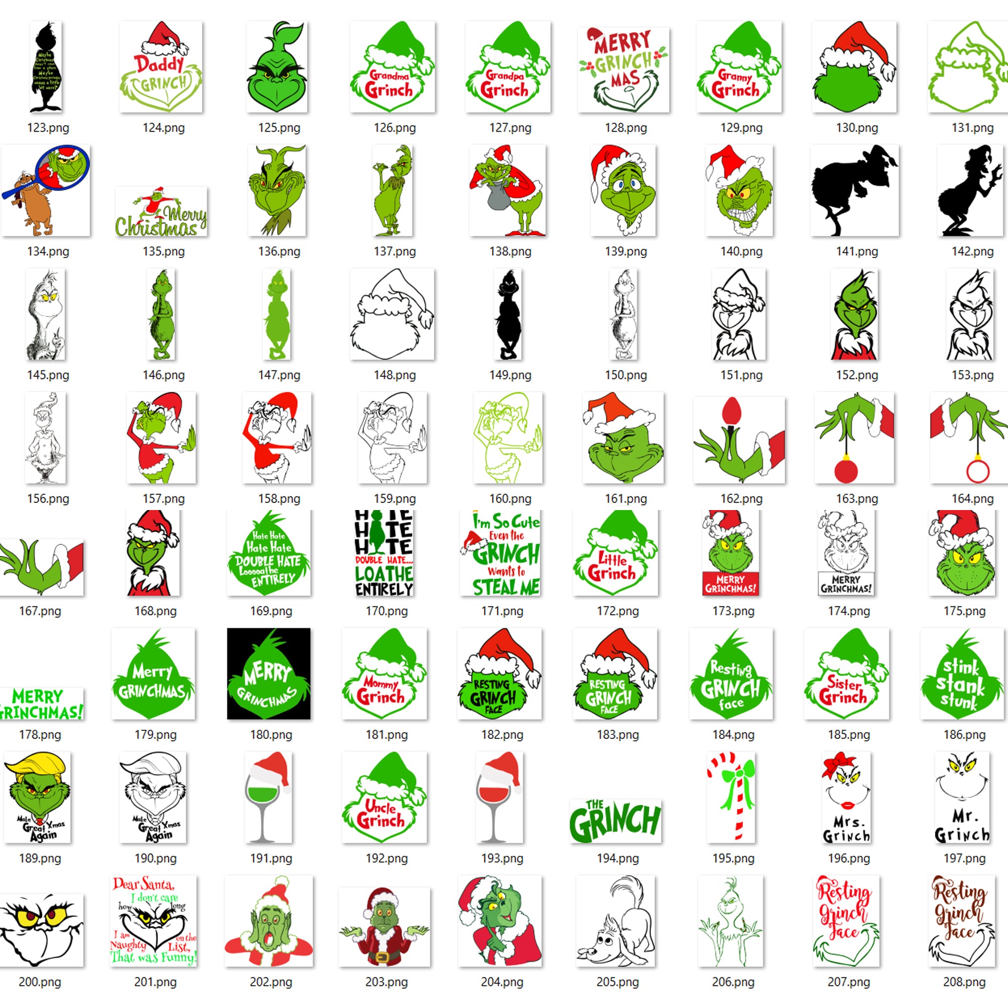 836+ Grinch Bundle SVG, Grinch SVG, Grinch Cutting Image, Christmas Grinch svg, Grinch Cricut, Grinch Cut File, Cartoon svg, png, dxf, eps digital file