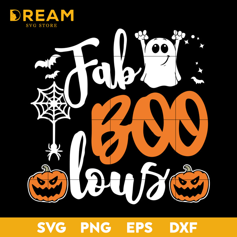 Fab boo lous halloween svg, halloween svg, png, dxf, eps digital file HLW2309201L