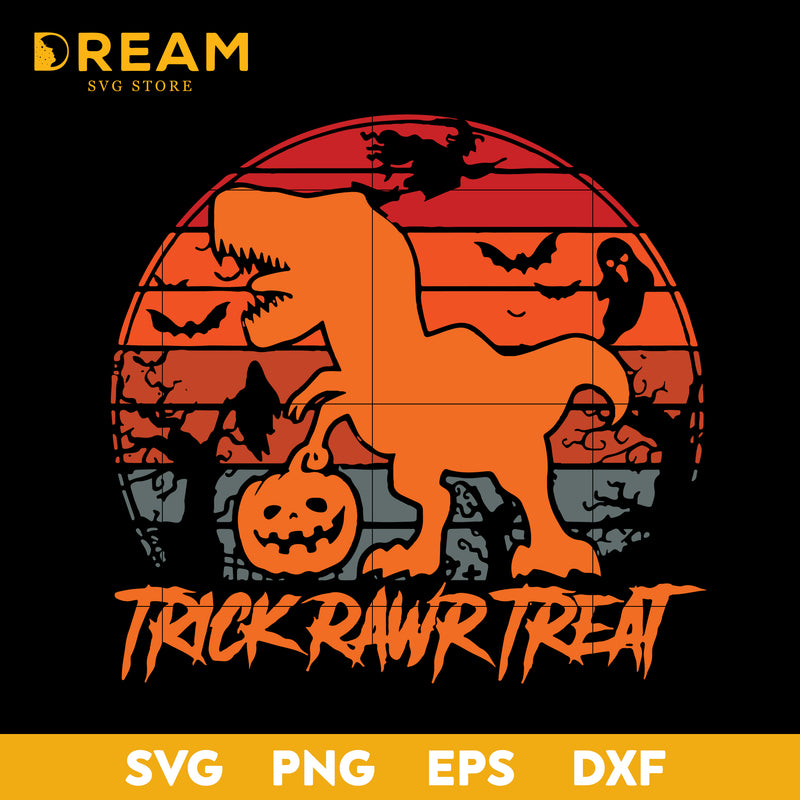 Trick rawr treat halloween svg, halloween svg, png, dxf, eps digital file HLW27092016L