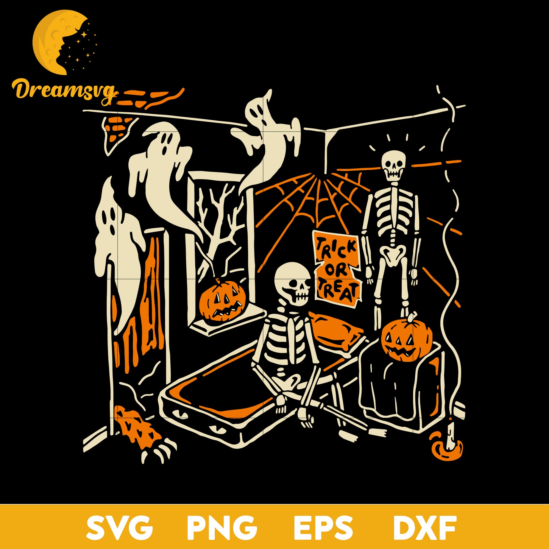 Halloween Party Horror svg, Halloween svg, png, dxf, eps digital file.