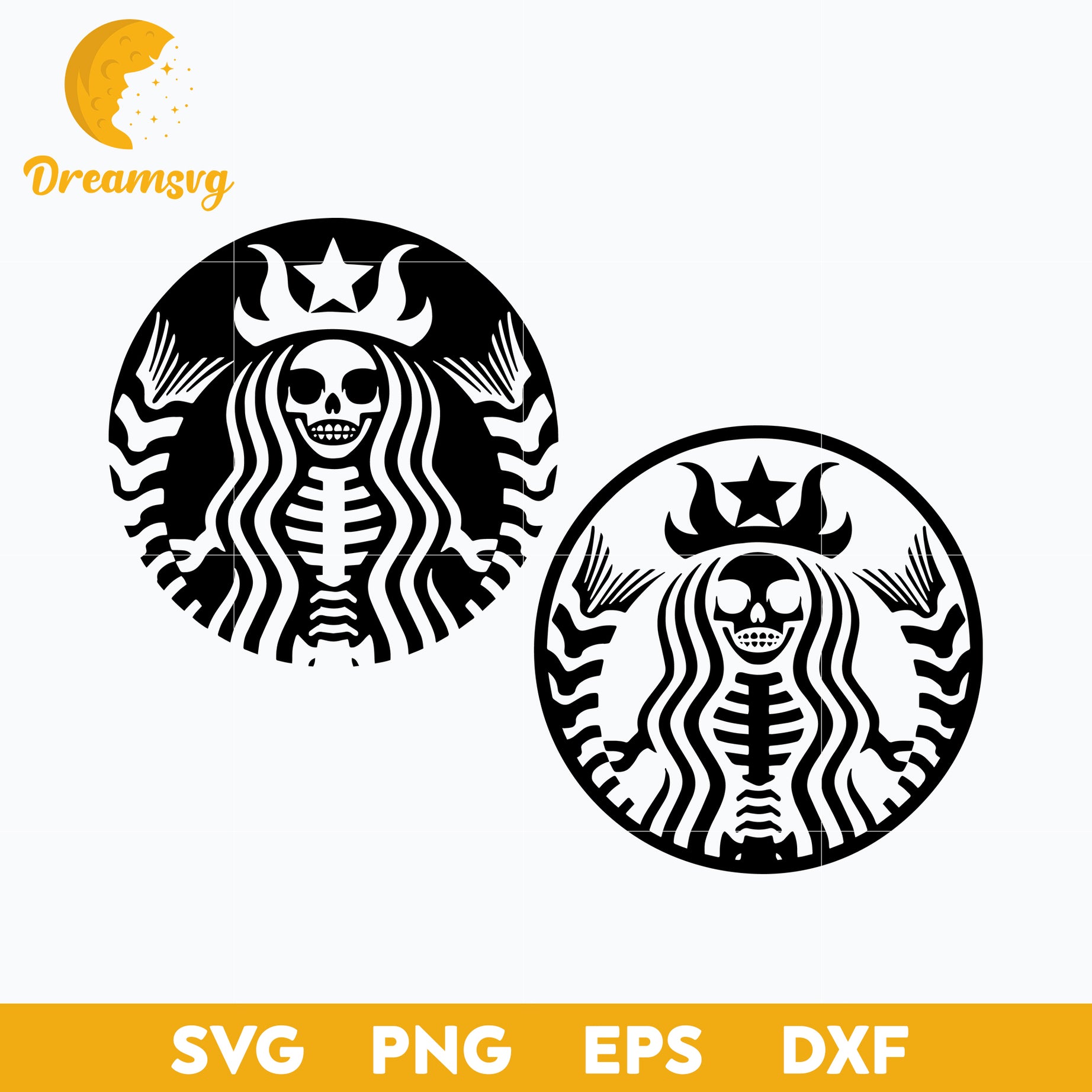 Halloween Starbucks Skeleton Witch svg, Halloween svg, png, dxf, eps digital file.