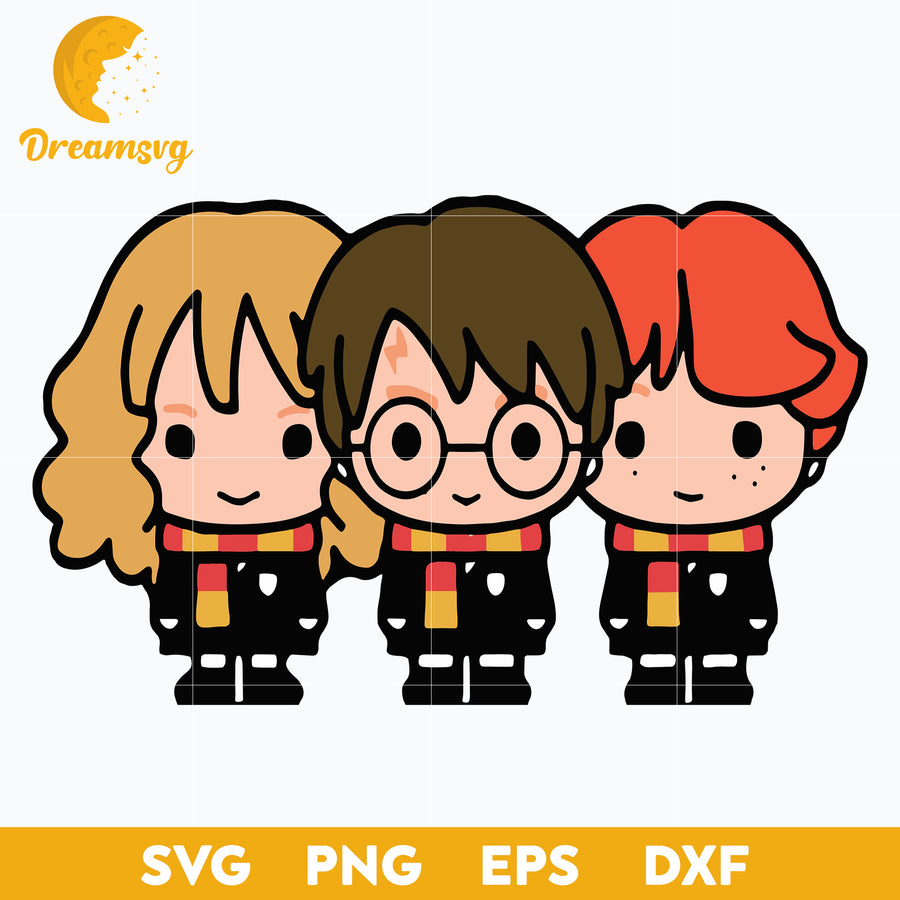 Harry Potter Cute svg, Friends Svg, Wizard Svg, Magic Svg, Wizard School Svg, Harry potter svg, png, dxf, eps digital file.