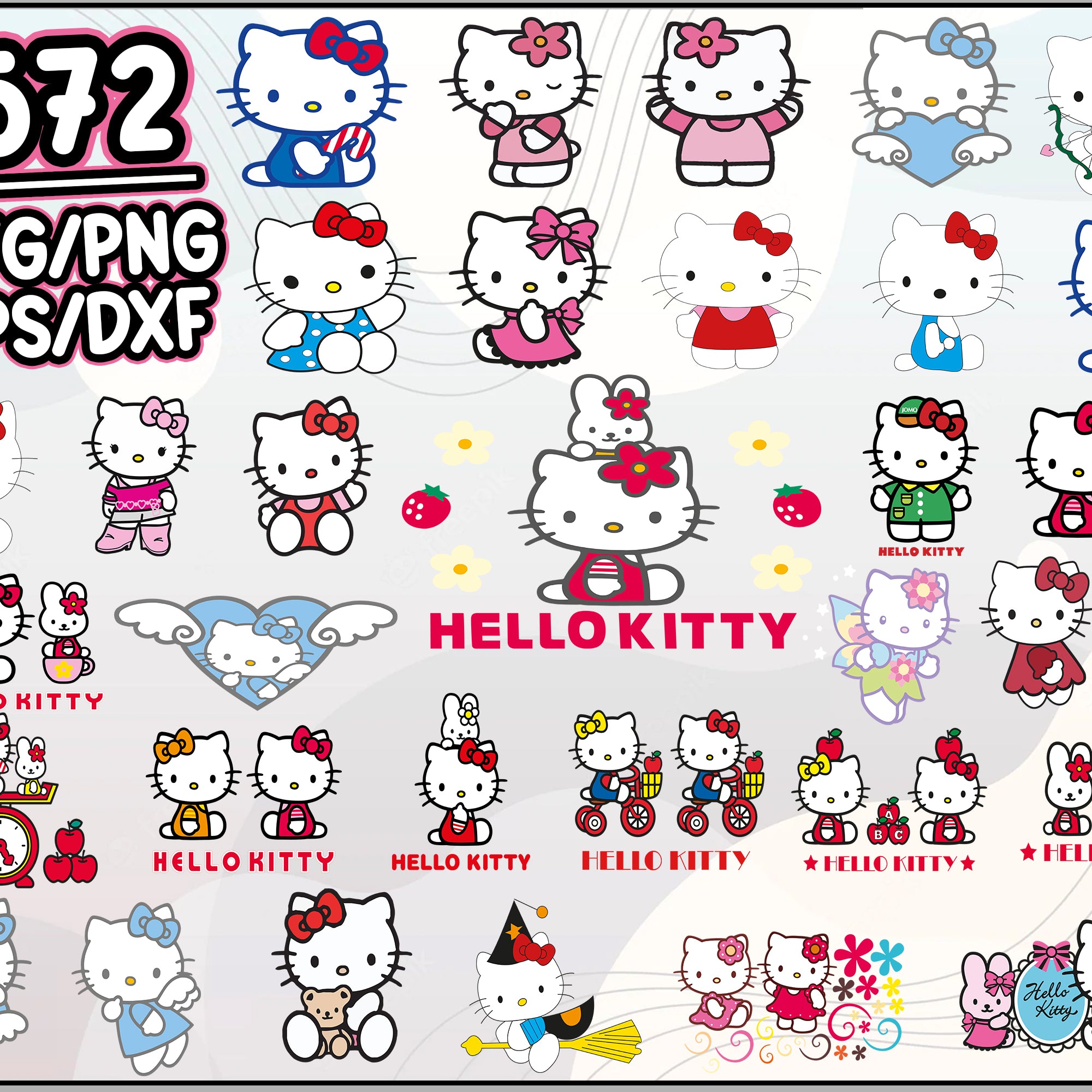 572+ Hello Kitty Svg Bundle, Hello Kitty Svg, Hello Kitty for cricut, Hello Kitty cut file, Hello Kitty png, Hello Kitty dxf, Cartoon svg, png, dxf, eps digital file