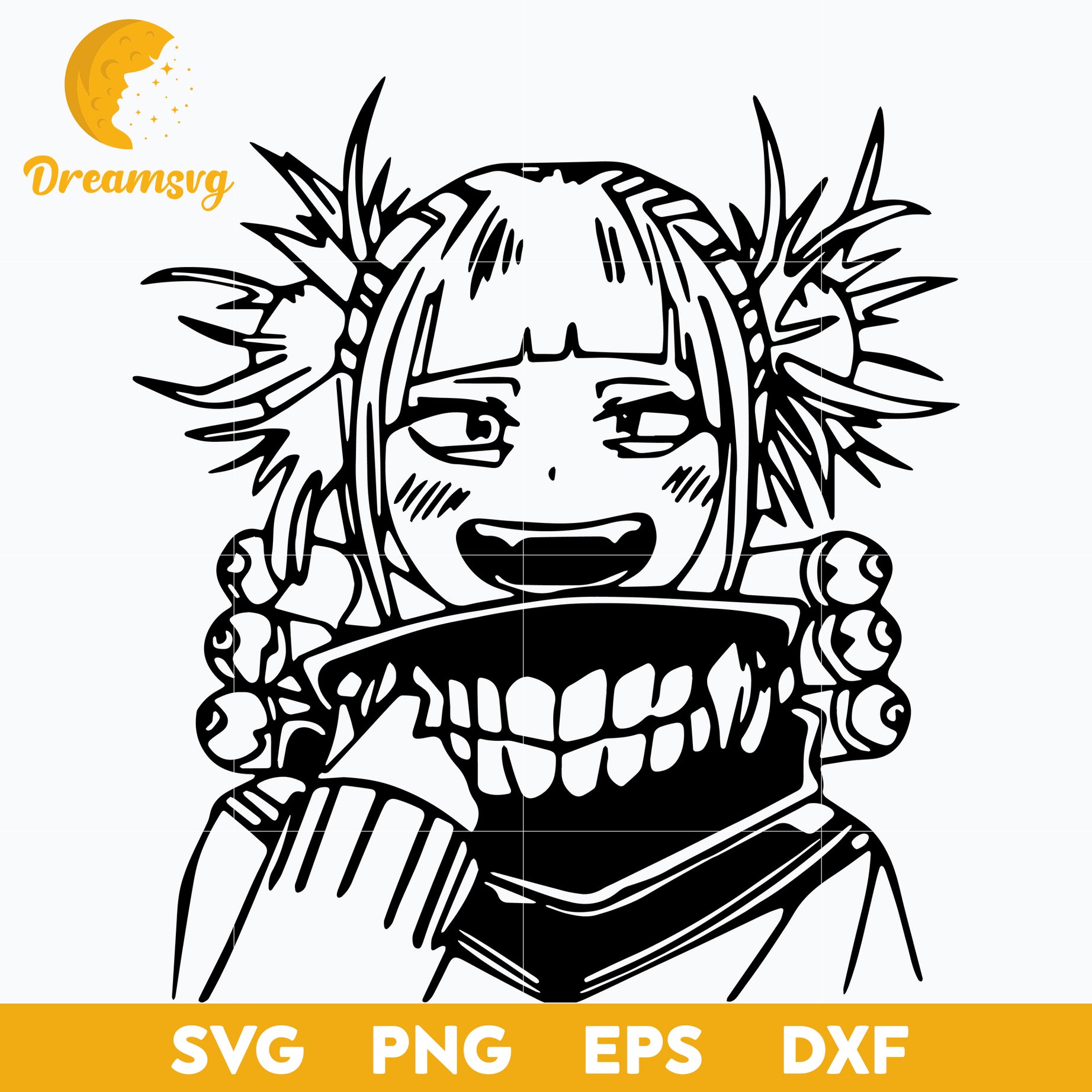 Himiko Toga Svg, Vanguard Action Squad Svg, My Hero Academy Svg, file for cricut, Anime svg, png, eps, dxf digital download