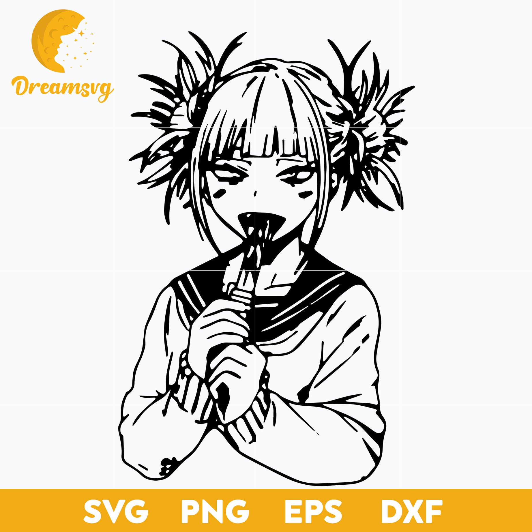 Himiko Toga Svg, Vanguard Action Squad Svg, My Hero Academy Svg, file for cricut, Anime svg, png, eps, dxf digital download