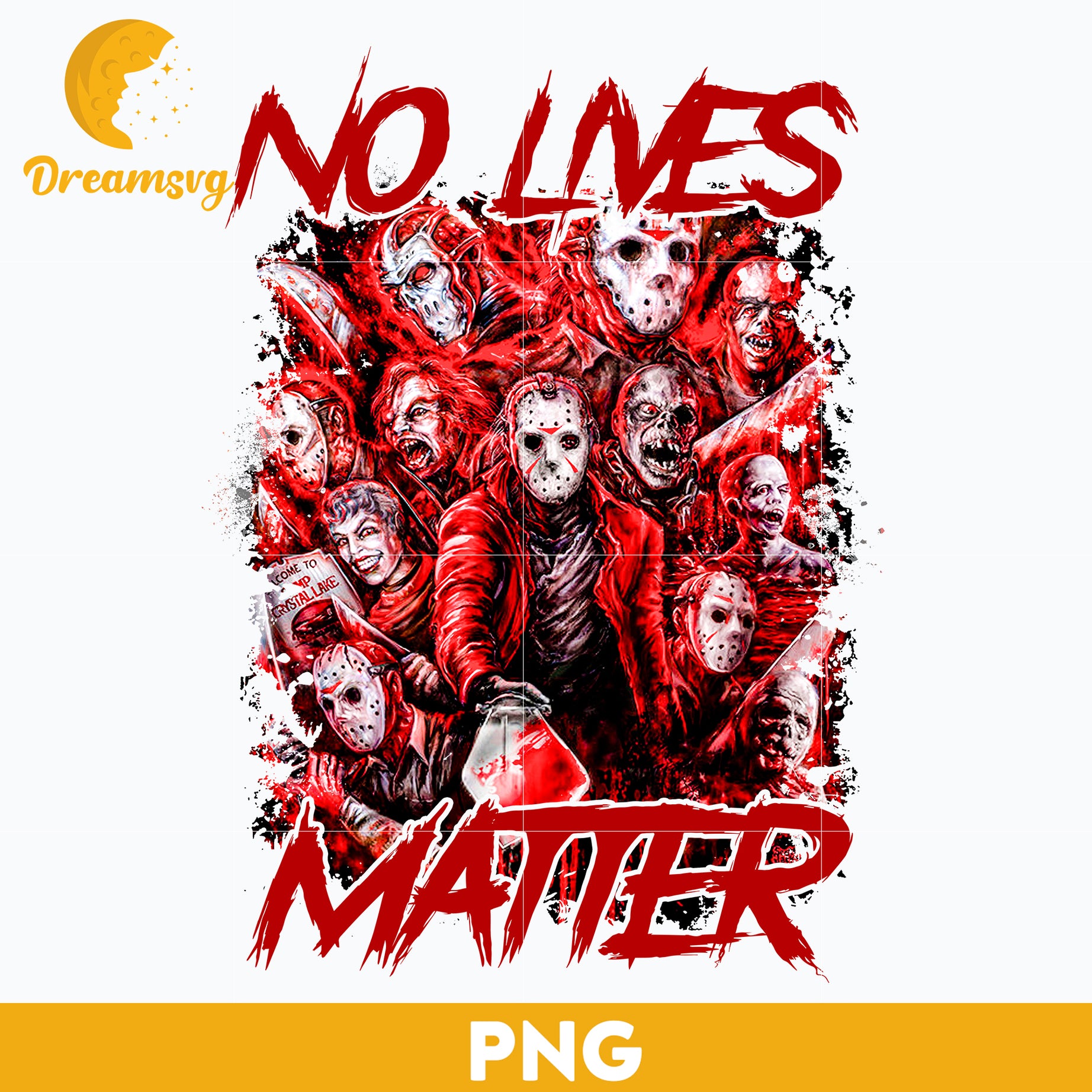 Horror movies PNG, Horror Characters PNG, Halloween Horror Movie Killers, Horror Movie Killers PNG, Digital files