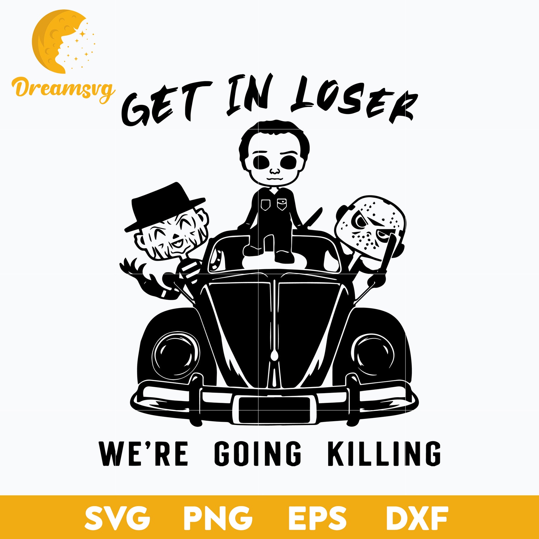 Horror Movie Characters svg, Halloween svg, png, dxf, eps digital file.