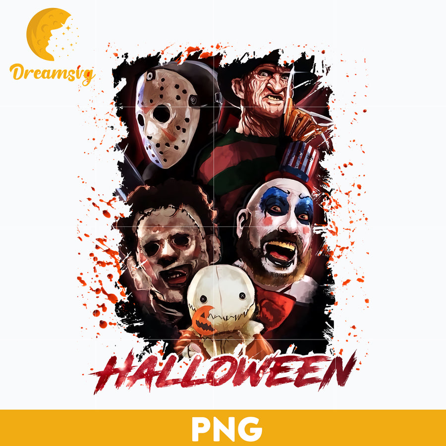 Horror movies PNG, Horror Characters PNG, Halloween Horror Movie Killers, Horror Movie Killers PNG, Digital files