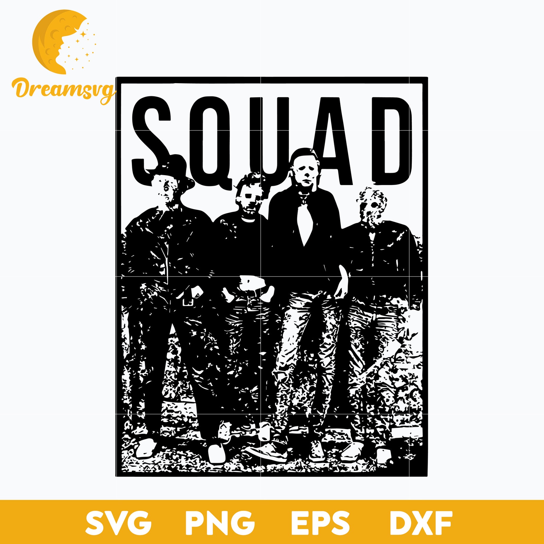 Horror Movies Squad svg, Halloween svg, png, dxf, eps digital file.