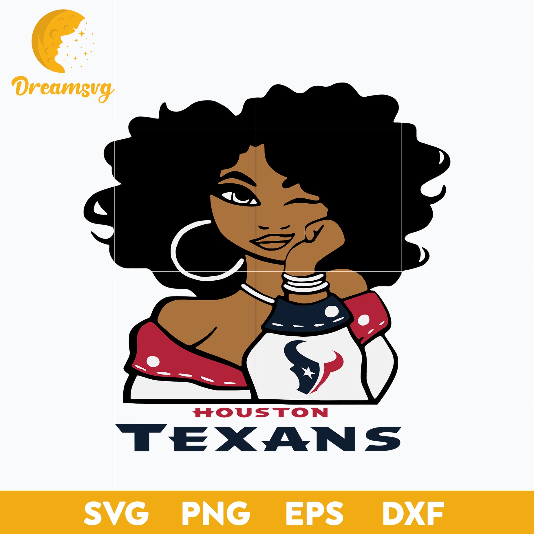 Houston Texans Girl Nfl Svg, Houston Texans Svg, Sport Svg, Nfl Svg, Png, Dxf, Eps Digital File.