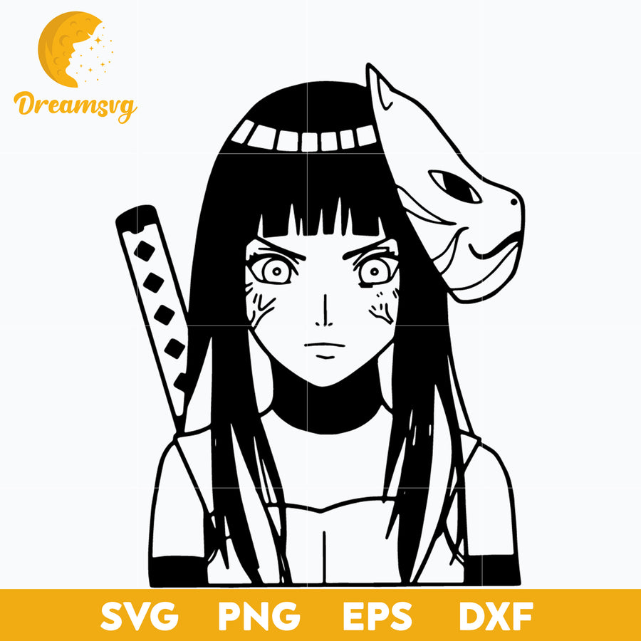 Hyuga Hinata Svg, Naruto Wife Svg, Anime Japan Svg, Naruto Svg, file for cricut, Anime svg, png, eps, dxf digital download
