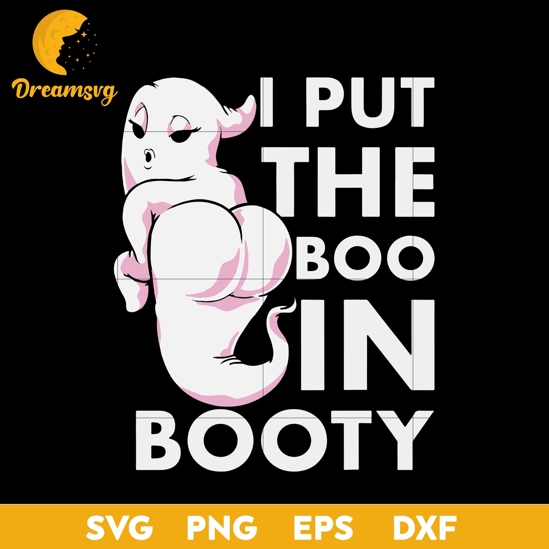 I Put The Boo In Booty Funny Halloween Sexy Ghost svg, Halloween svg, png, dxf, eps digital file.
