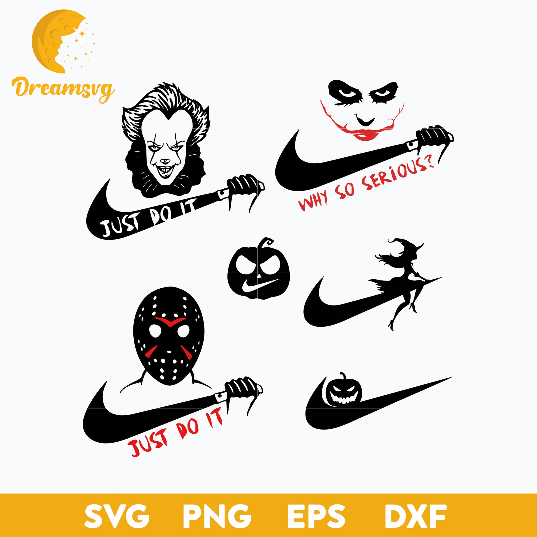 Just do it Halloween svg, Halloween svg, png, dxf, eps digital file.