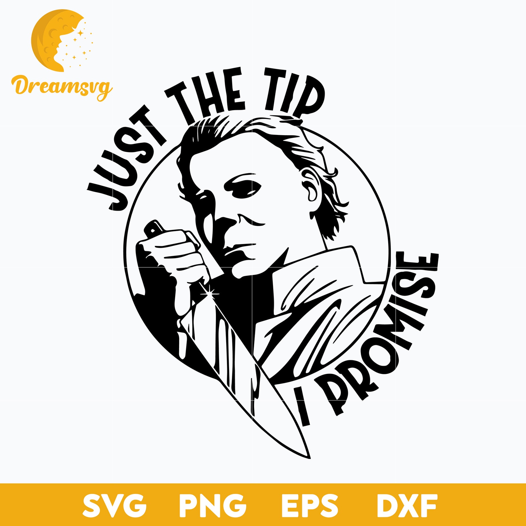 Just the tip horror Michael Myers svg, Halloween svg, png, dxf, eps digital file.