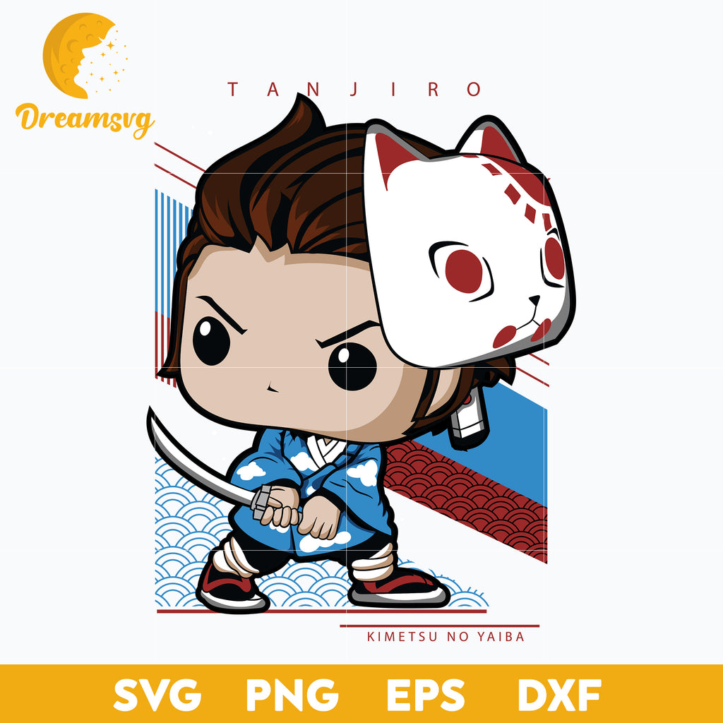 Kamado Tanjiro Svg, Anime Manga Svg, Demon Slayer Svg, Anime Svg, png, eps,  dxf digital download.