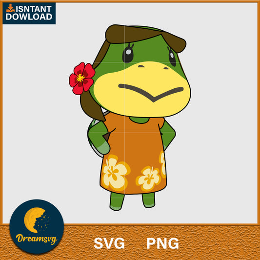 Leilani Animal Crossing Svg, Animal Crossing Svg, Animal Crossing Png, Cartoon svg, svg, png digital file