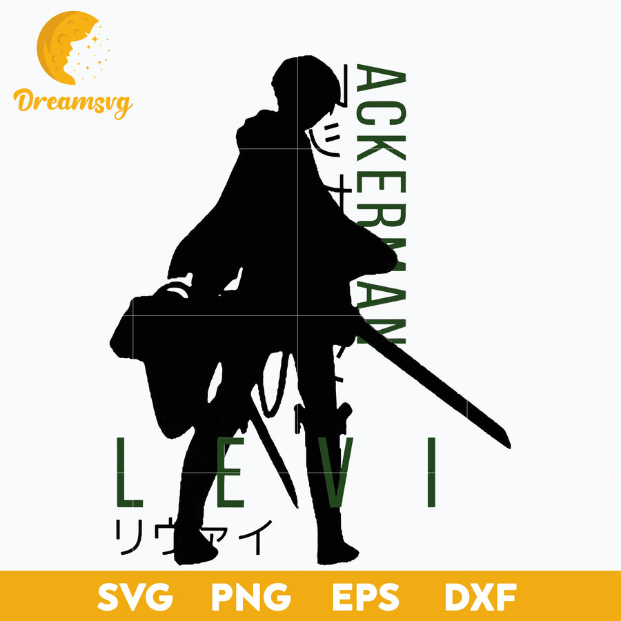 Levi Ackerman Svg, Attack On Titan Svg, Levi Anime Svg, Levi Svg, Anime Gift Svg, Anime Svg, png, eps, dxf digital download.