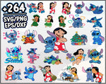 264+ Lilo and Stitch Bundle SVG, stitch svg, Lilo and Stitch SVG bundle for Cricut, lilo and stitch palm png, clipart, stitch character svg, Cartoon svg, png, dxf, eps digital file