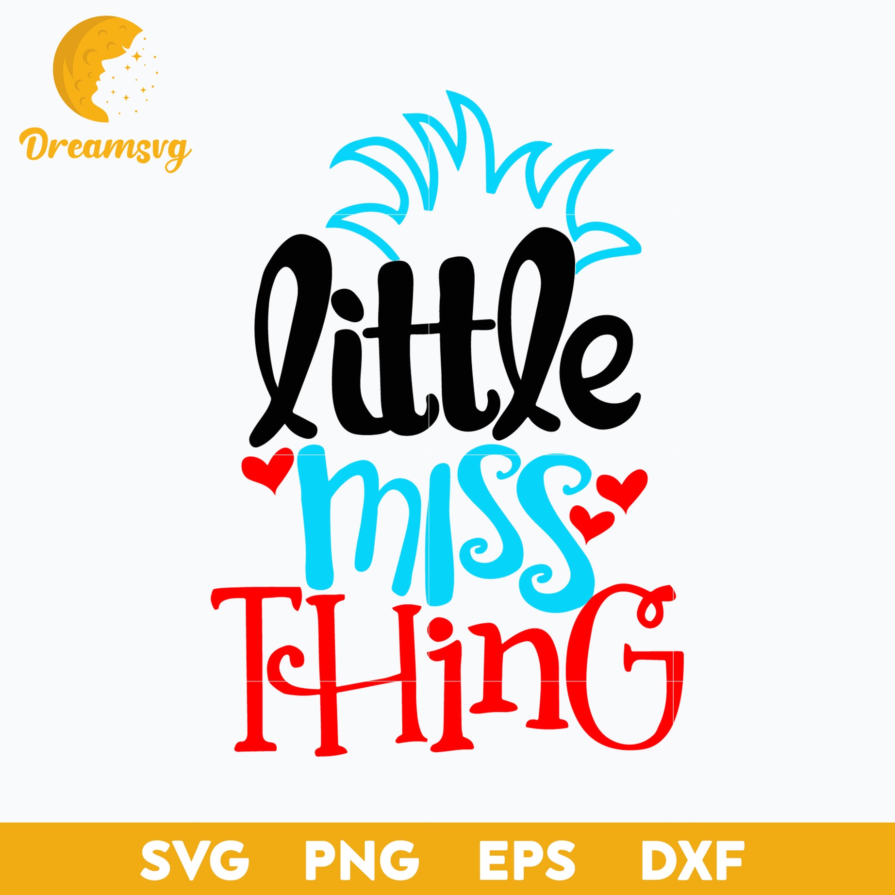 Little Miss Thing SVG, Dr Seuss SVG