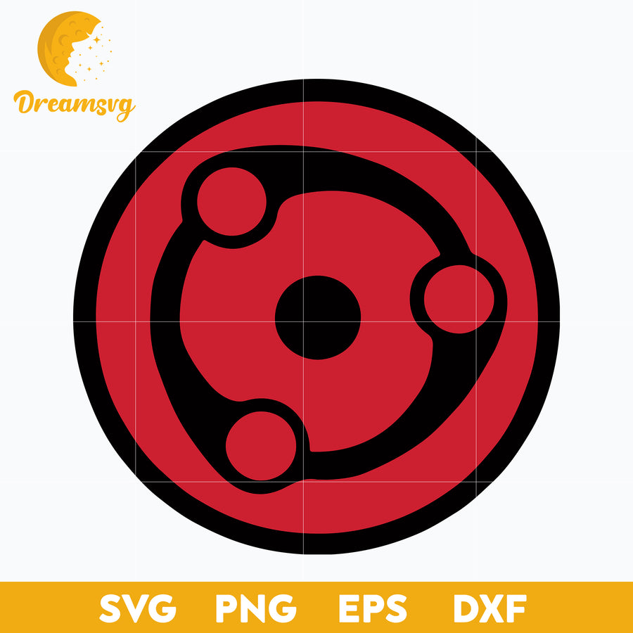 Madara Original Svg, Madara Sharingan Svg, Madara Uchiha Svg, Sharingan Svg, Naruto Svg, Anime Svg, png, eps, dxf digital download.