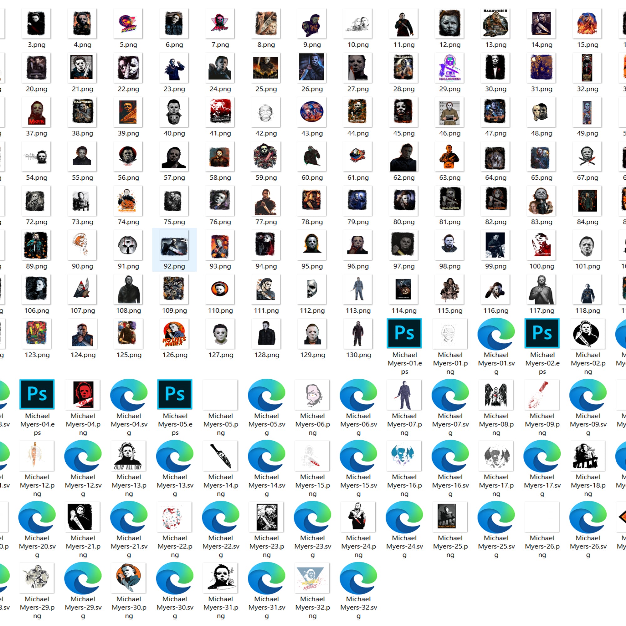 Michael Myers PNG Bundle , Michael Myers Halloween , Scary Halloween, Horror Characters, Halloween svg, png digital file.